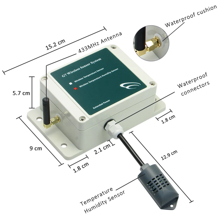 Data Logger Real Time Temperature humidity Wireless Temperature ...