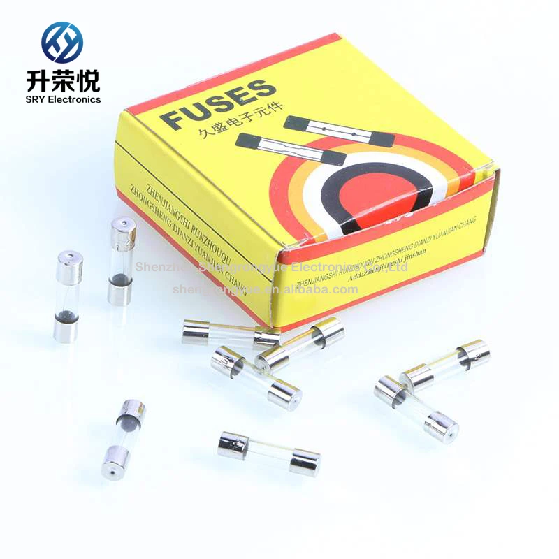Miniature Glass Fuse Tube 500ma30a 3.6x10mm 5x20mm 6x30mm 250v Glass