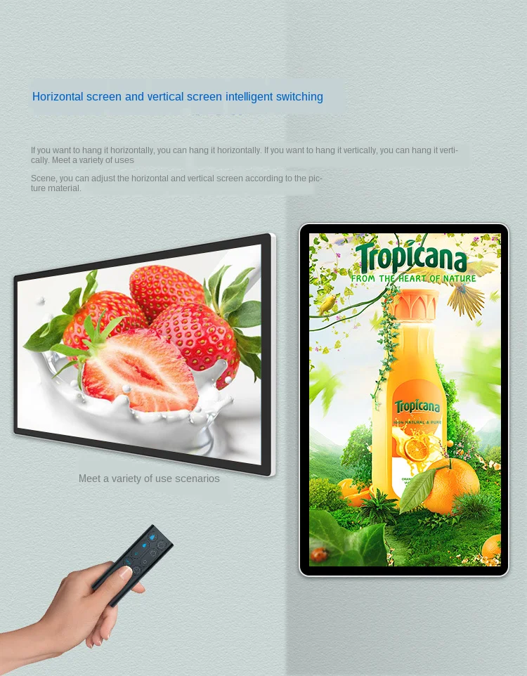 OEM Factory LED tv screen large lcd touch kiosk advertising display screens for station airport
