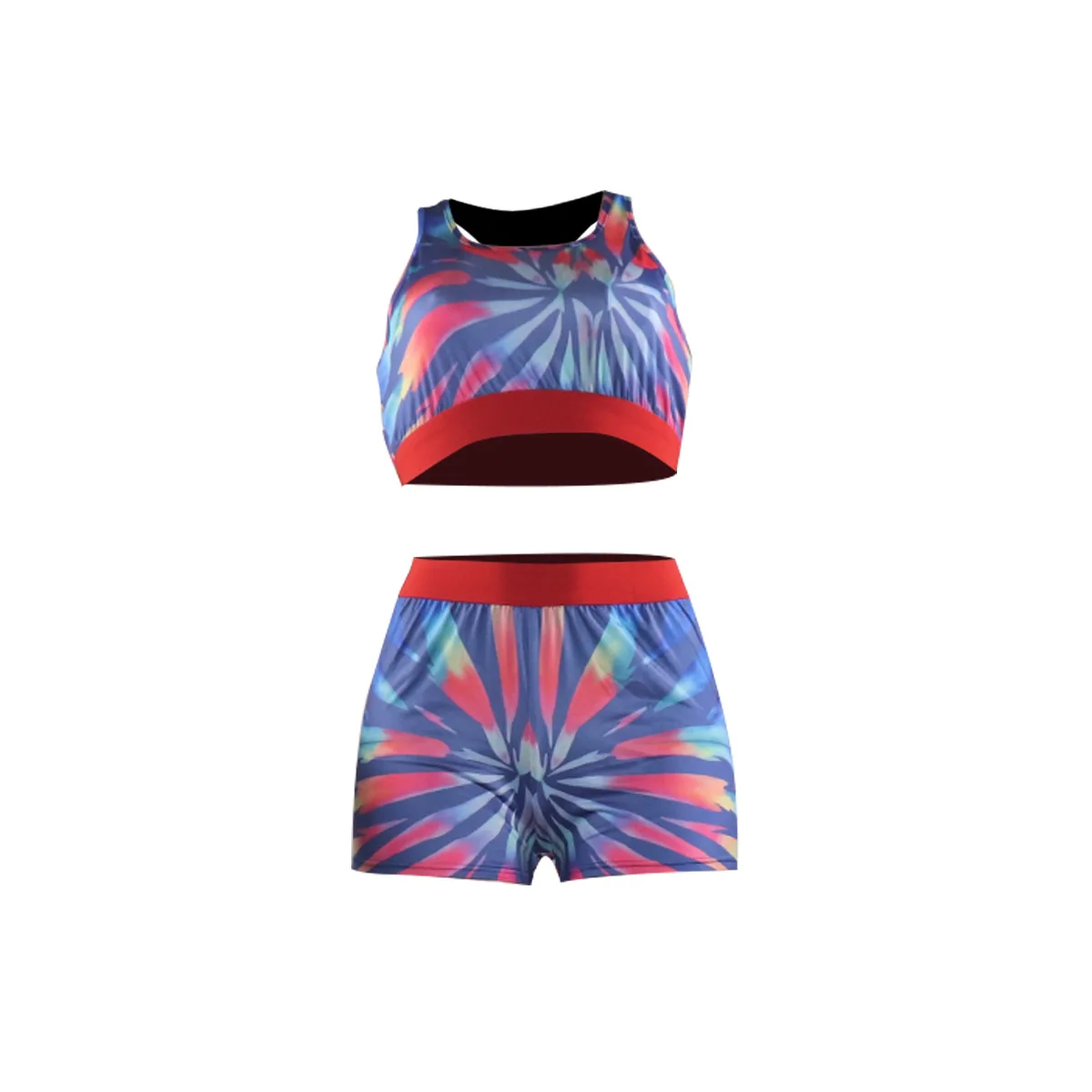 Women Sexy Two Piece Outfits Sports Jumpsuit Rompers Bodycon Shorts ...