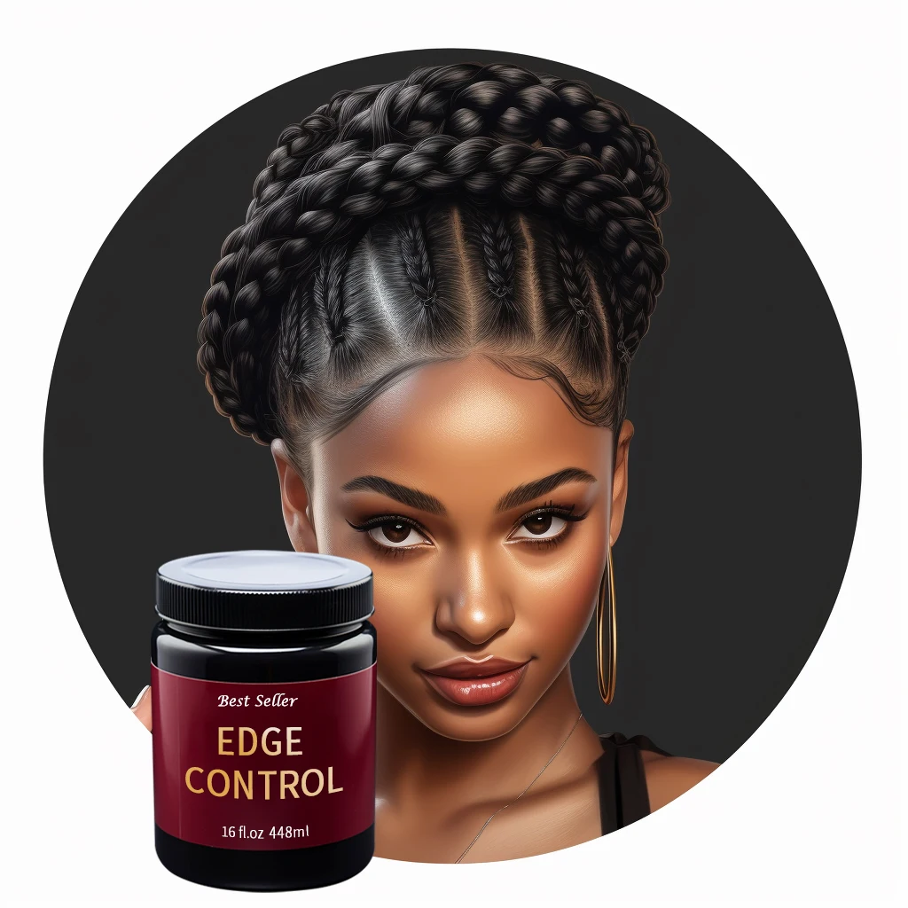 Oem Organic Extreme Super Shine N Jam Super Strong Hold Edge Control