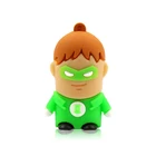 カスタムガジェットスーパーヒーロー漫画ペンドライブ 128 ギガバイトスパイダーマンメモリスティック pvc usb フラッシュドライブ
