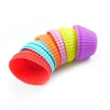 24 Pack Reusable Non-stick Silicone Baking Cups/ Muffin Cupcake Liners Round Backing Mold