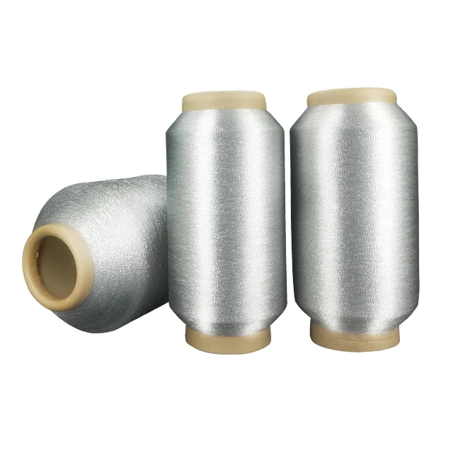 
silver embroidery metallic thread pure silver sari metallic yarn 