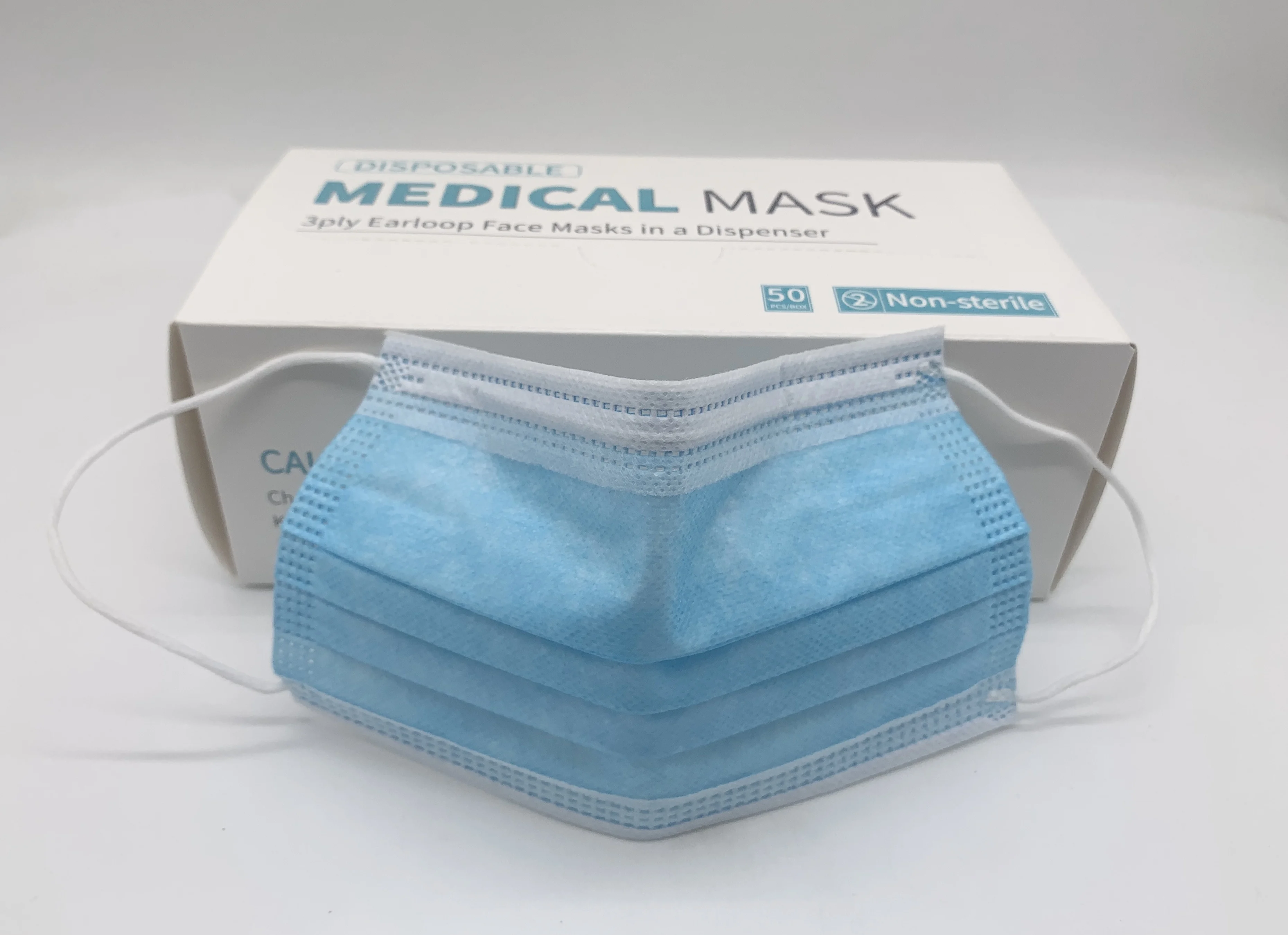 Wholesale 3 Ply Disposable Non Woven Medical Type Ii R Face Mask For
