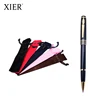 Top Quality Fashion Simple Style double-sided drawstring beam gift pen bag metal signature pen set