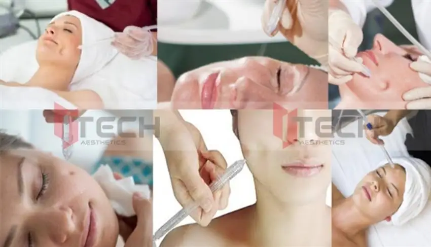wholesale triple nozzles oxygen jet peel handpiece/oxygen jet clear handpiece