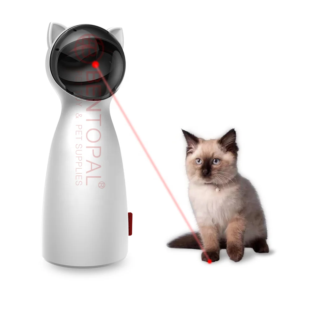 
Safe Automatic Light Chaser Interactive Laser Cat Toy With Laser Pointer For Pets Exercise Training Toy Pet Products 2019 