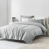 100% Bamboo 4pcs grey pink bamboo sheet set bedding set bed sheet set