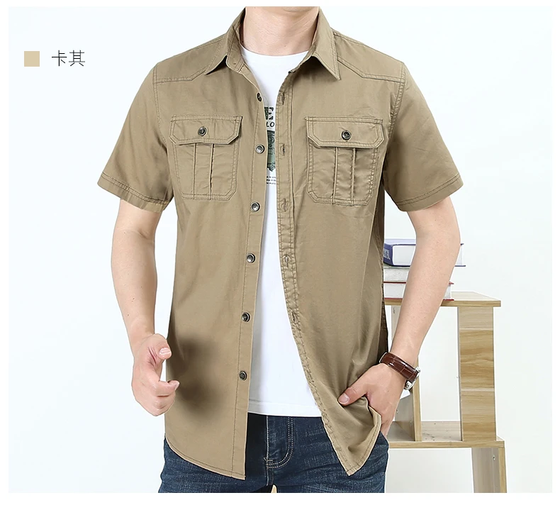 Summer Mens Fitness Cotton Short Sleeve Work Shirt Buy Mens Heavy Cotton Work Shirts,Outdoor