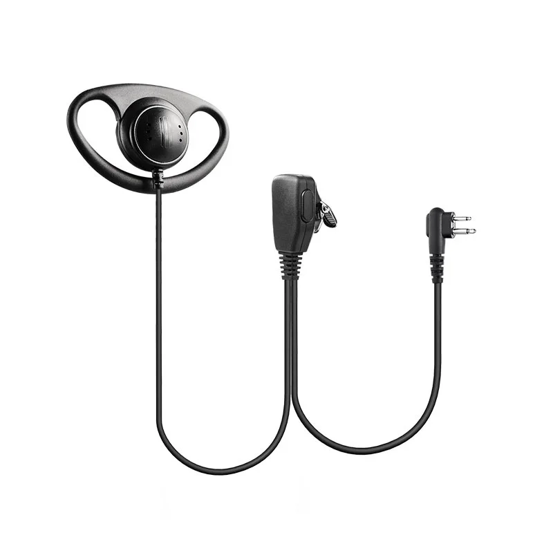 thumbnail image 2 of Motorola Radio Earpiece XQF 2 Pin Walkie Talkie Ear Bar Mic Earpiece Headset PTT For Motorola Two Way Radio Loop Headphones 2 of 10