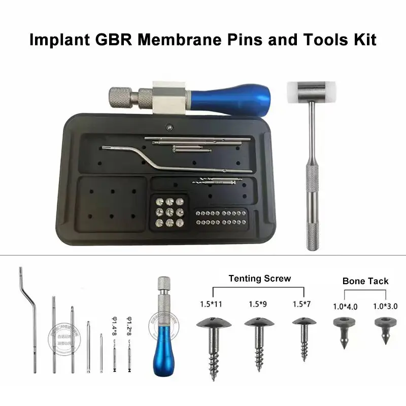 AMAIN Dental GBR System Implant Guided Bone Tack Regeneration Membrane AMAIN Dental GBR System Implant Guided Bone Tack Regeneration Membrane