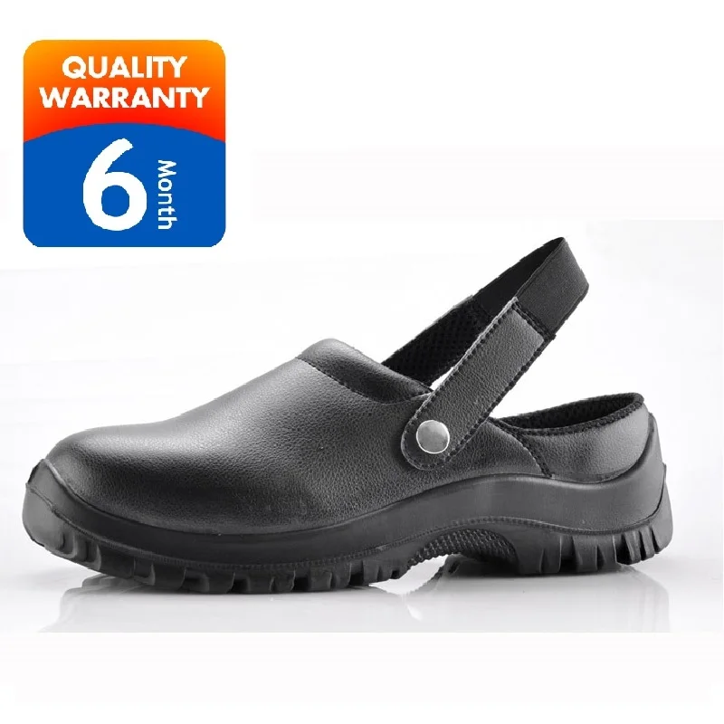 black chef shoes