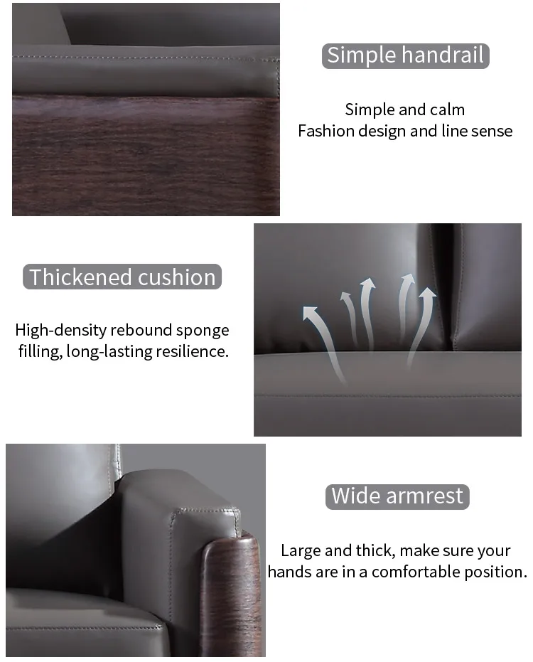 Pengpai School Lounge Set Leather Sofa Modern Lounges And Sofas Furniture