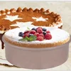 Bake in an 8-inch circular cake mold with a 6-inch non-stick carbon steel chiffon mousse cheese baking tool