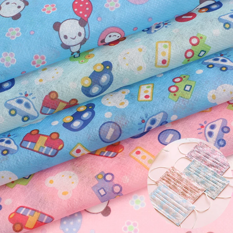 
New pattern dyed printed polyester china nonwoven fabric rolls spunbond 