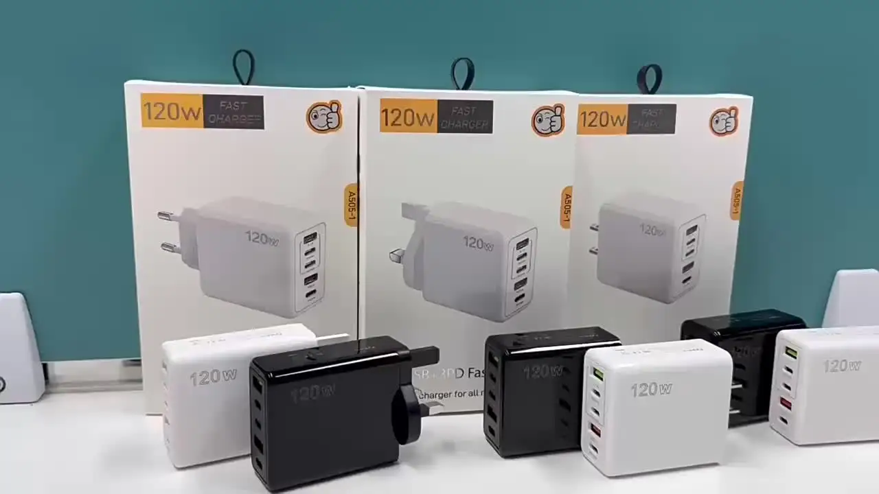 Chargeur Usb C, Bloc De Charge Usb C 40W 4 Ports, Bloc De Charge Rapide