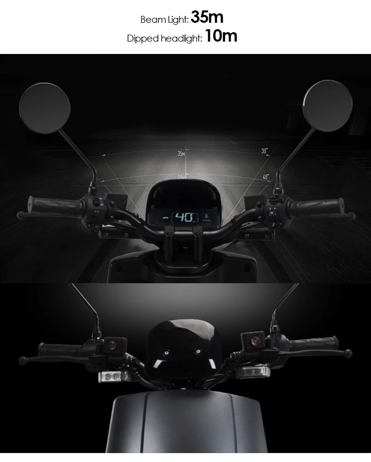 Nmoto EEC certified LX05 max electric motorcycle 75KM/H high speed e-scooter