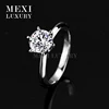Classic Forever one 14K Gold rings China 6 Prong setting moissanite ring