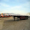 3-axle Flat Bed Container Semi Trailer