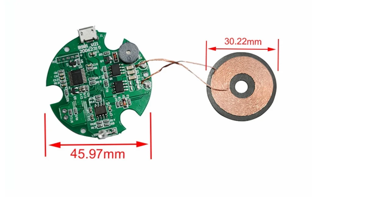 Customized OEM ODM  safe and low-cost wireless charging mould custom 5V/500mah