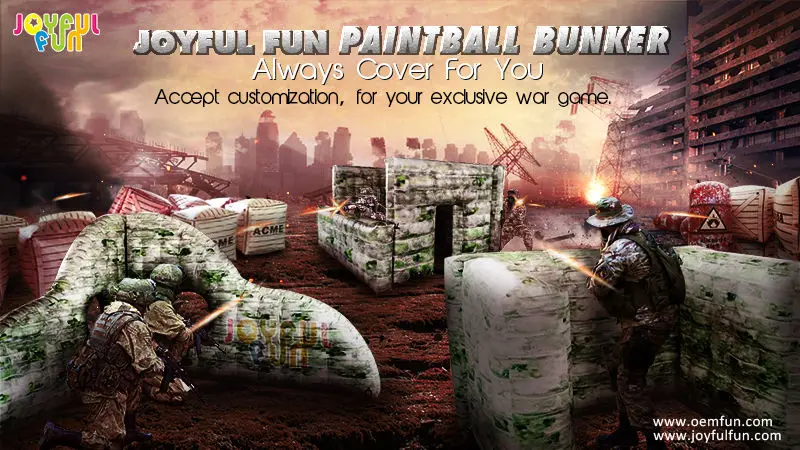 Inflatable Paintball Bunkers