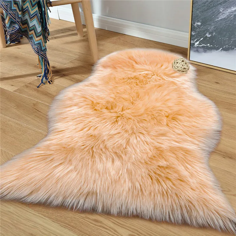 超级柔软的人造羊皮地毯 6厘米长皮草