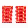 Rectangle Red Weave Jewelry Accessories Plastic Pendant Manufacturers Wholesale Component For Jewelry