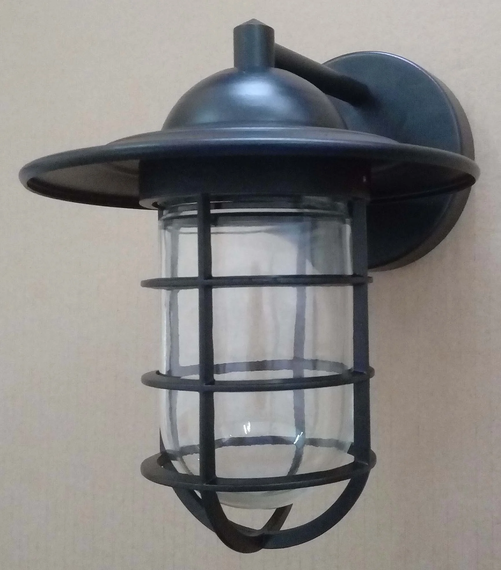 outdoor wall lighting matt black clear glass exterior lighting