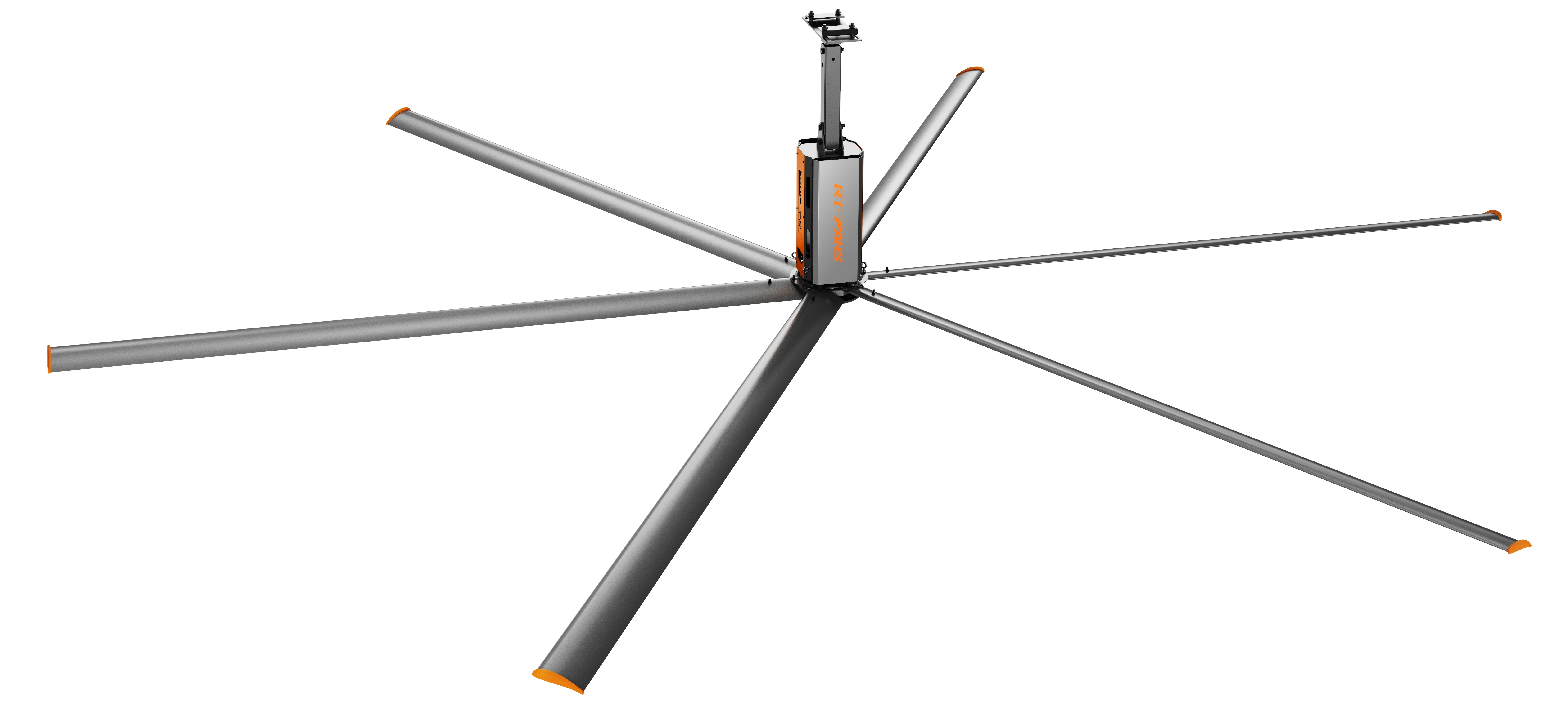 Energy Saving Bldc Motor, RTFANS, HVLS, Ceiling - detail 2