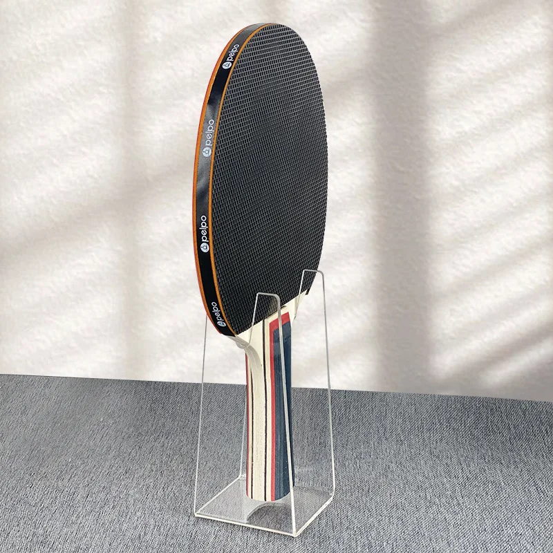 Table Tennis Racket Display Stand with Straight and Horizontal Clapper ...