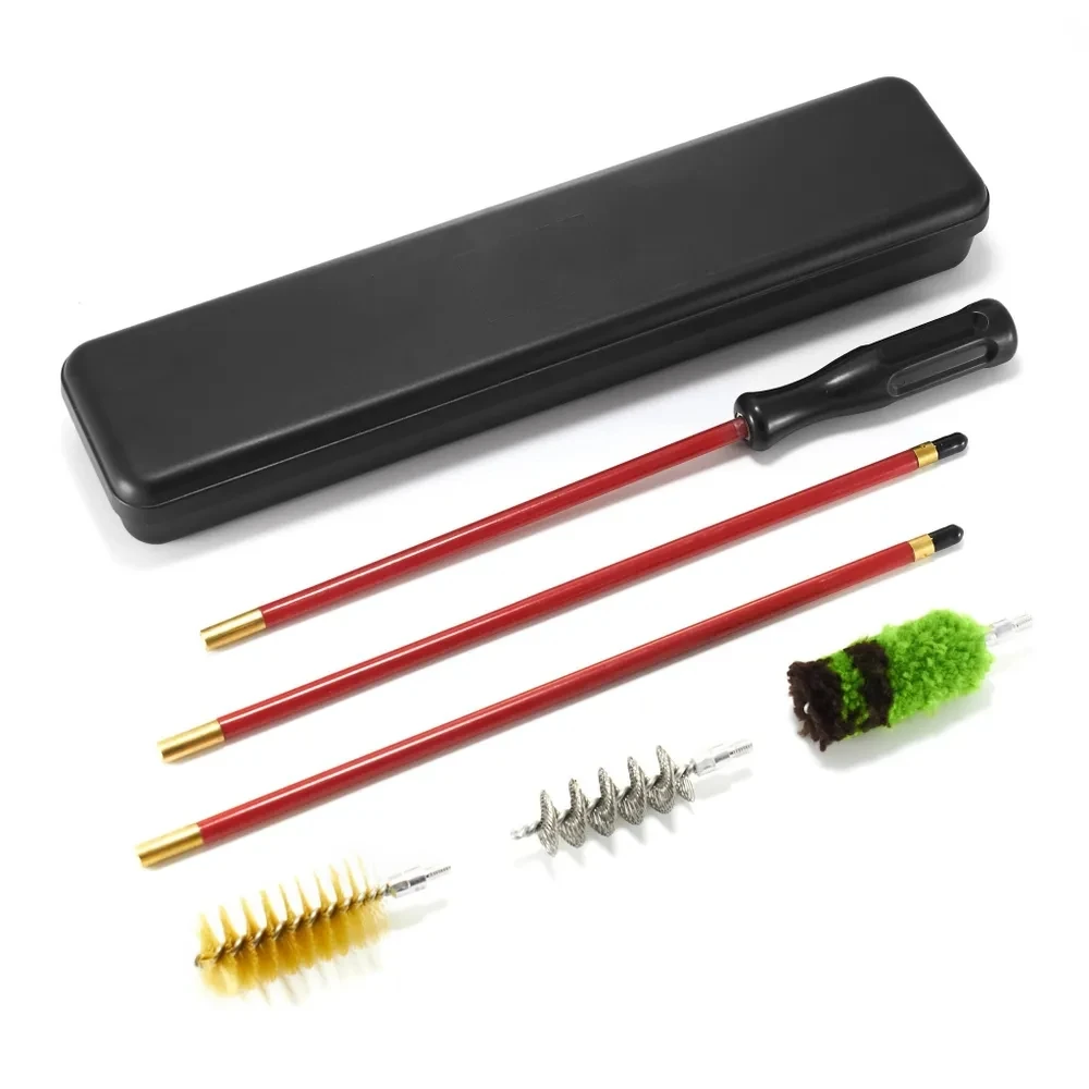 6 Piece 12 Gauge Gun Cleaning Kit Bore Gun Cleaning Rod And Brushes