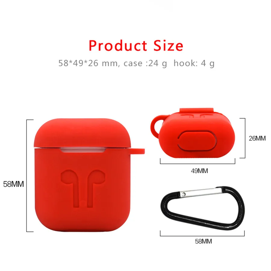 High Quality Silicon Case Cover Wireless Earphone Silicon Cover Case For IPhone - ANKUX.COM
