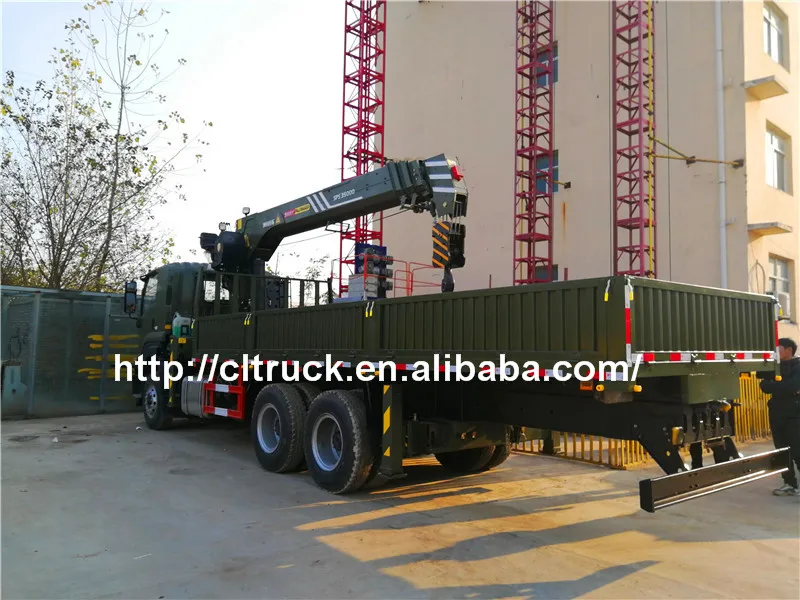 Japan 6x4 Hydraulic Folding Boom Truck Isuzu 816t Ton Truckmounted