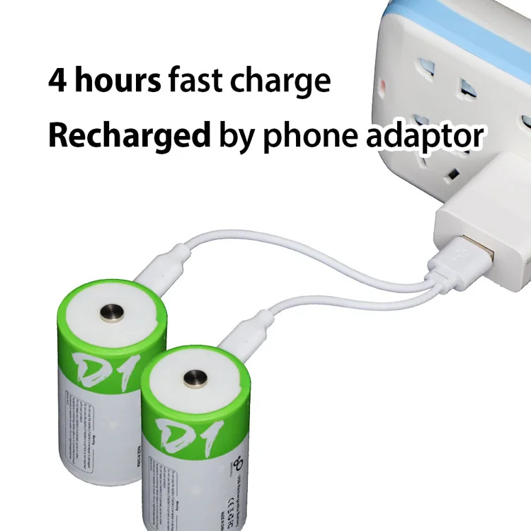 High Quality Aaa Battery 1.2v Usb Battery Rechargeable Battery Toy Car Aa Usb Rechargeable
