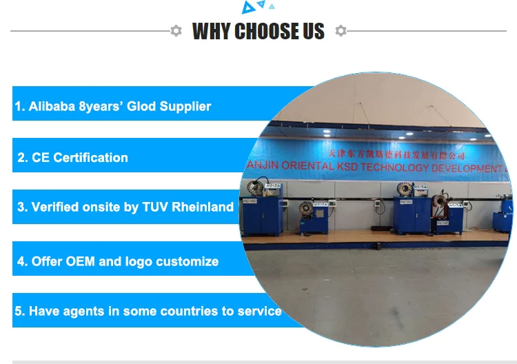 hydraulic hose crimping machine