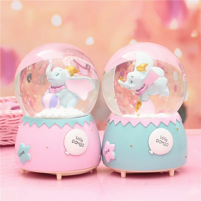 Wholesale Creative Decoration Lamp Birthday Gift Crystal Ball Music Box