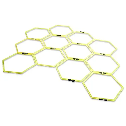 Hexagonal Hex Speed Ring Agility Training Rings For Fitness Workout