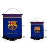 satin material football club exchange souvenir flags