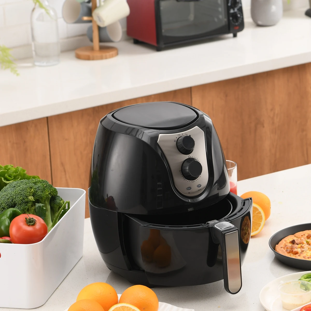 The Multipurpose Deep Fryer No Oil Free Temperature Control Timer 3.2l Bsci Cb Etl Oem Buy The