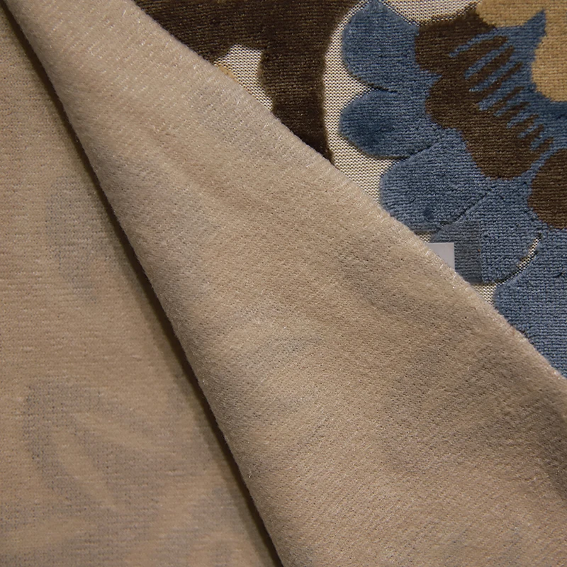 Turkish Textiles Polyester JES 100% Polyester Jacquard Flower Velvet Turkish Curtain Fabrics ...