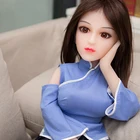 リアルフルスケルトン人形安い tpe 大人のおもちゃ少女 18 愛ミニ · スモール胸 65 センチメートルシリコーンショート性別人形