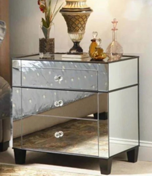 Wide Mirrored Bedroom Side Table With Drawers Chest Buy Wide Mirrored Side Table Glass Mirrored Drawer Side Table Glass Mirrored Chest Product On Alibaba Com