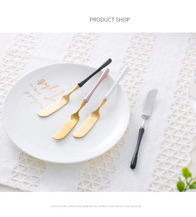 New Style Jam Knife 18/8 Stainless Steel Butter Knife Kitchen