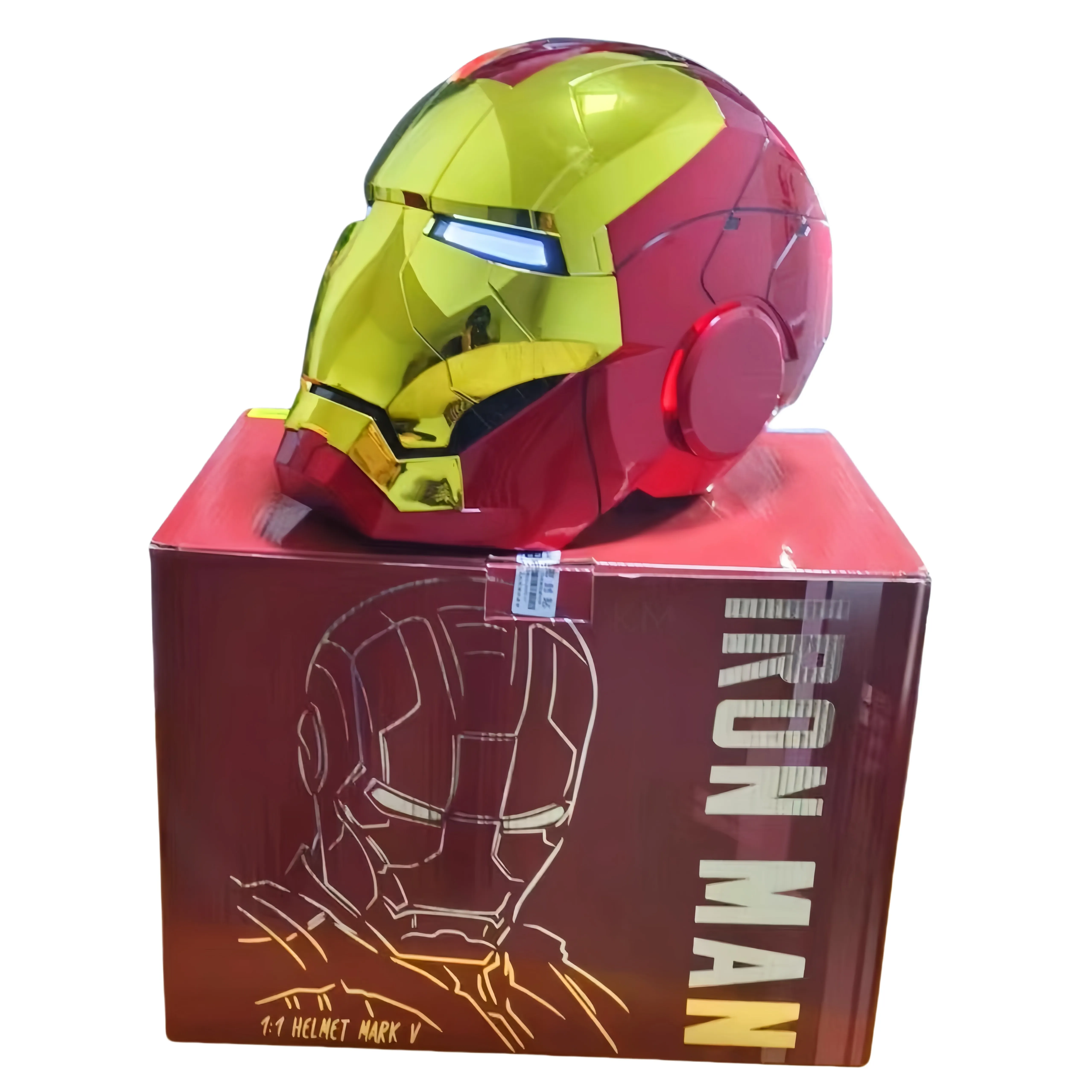 autoking iron man helmet