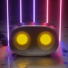 2019 Newest Bionic Two-eye Design Portable Wireless Speaker with Cool RGB Lighting Effects