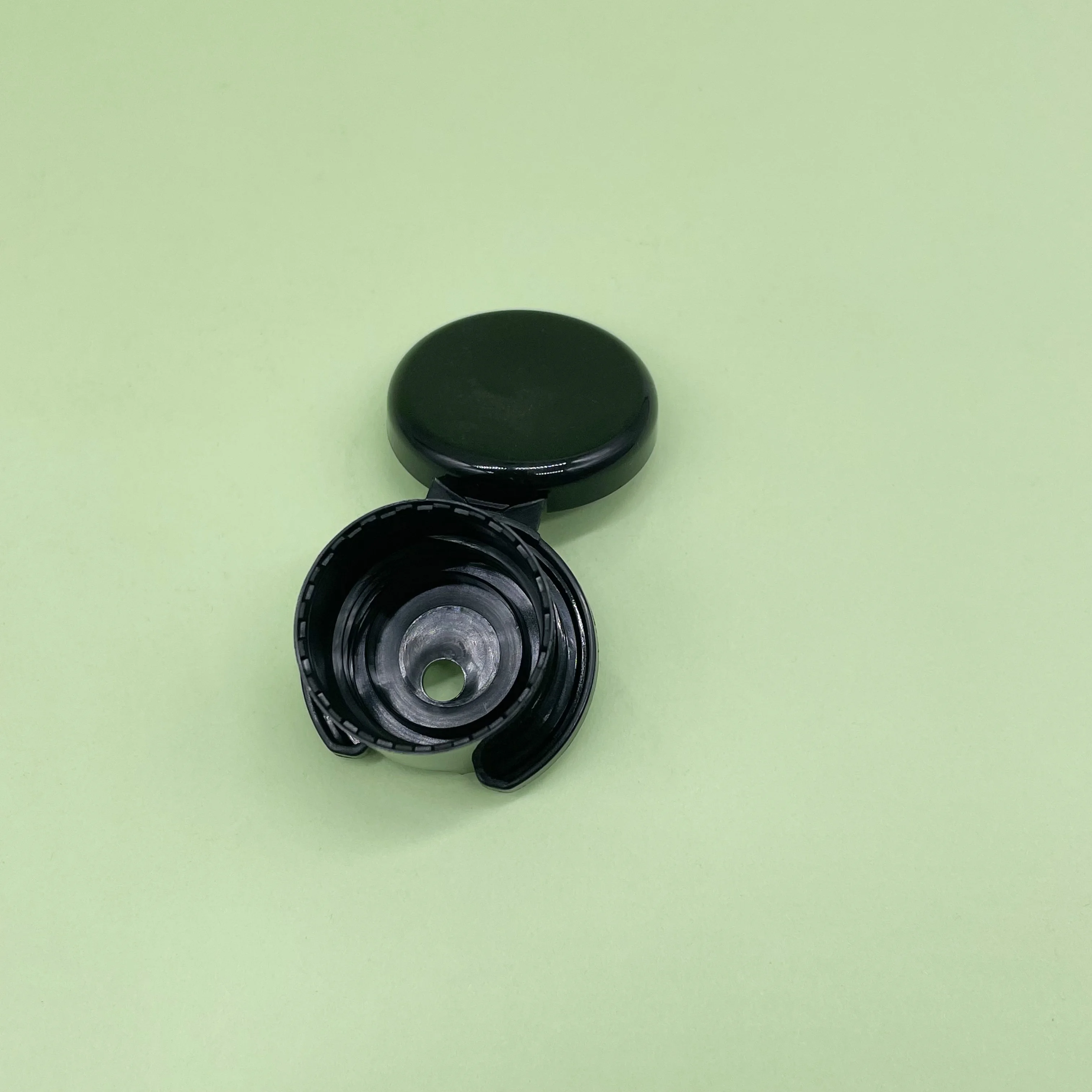 product 24mm plastic black mushroom shaped flip top screw cap shampoo lotion hand body wash bottle caps cosmetic packaging-29