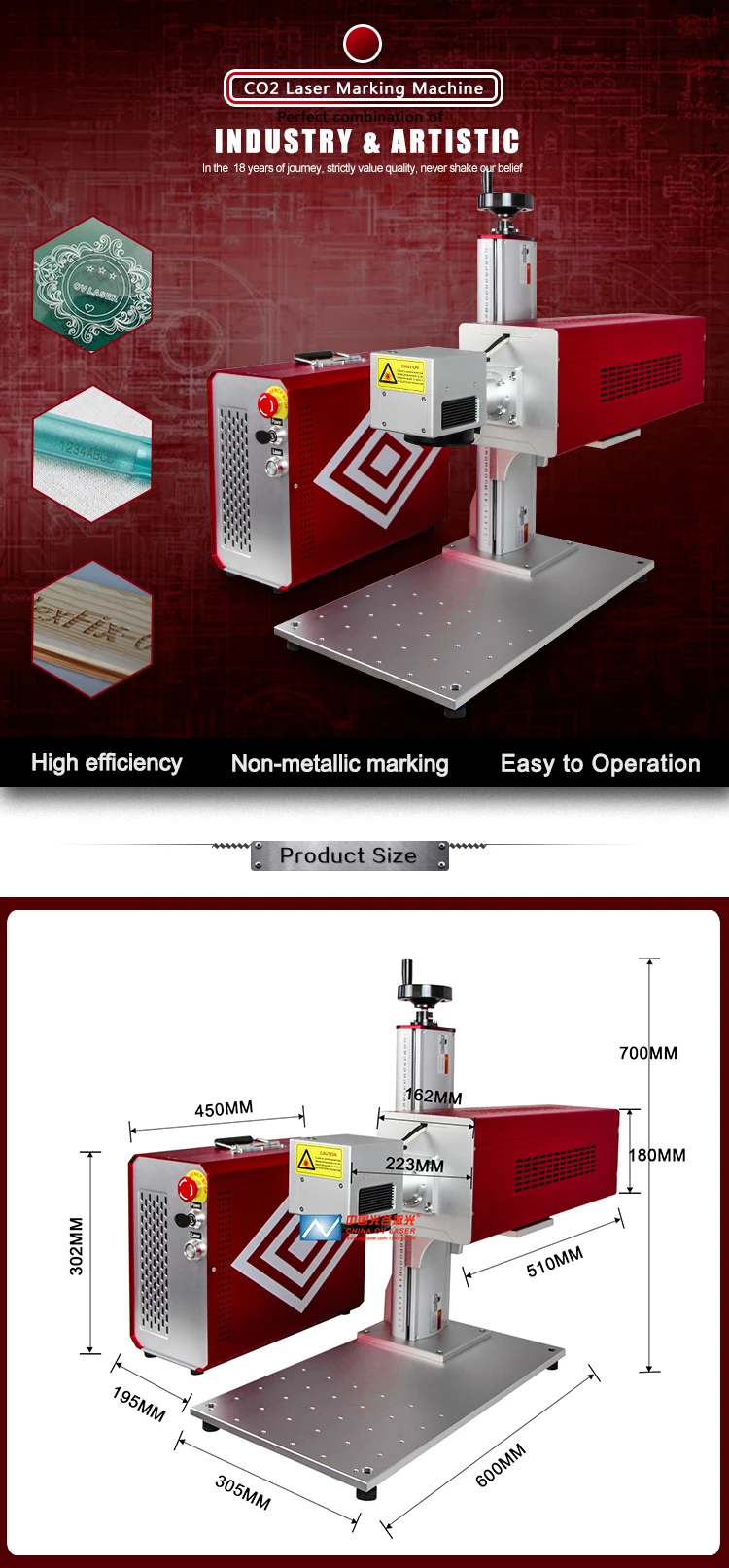 CO2 Auto Focus 30W Laser Engraving Machine Synrad Laser Engraver Tumbler  Engraving Machine with Synrad Coherent Davi CO2 RF - China CO2 Laser  Marking Machine, Laser Marking Machines