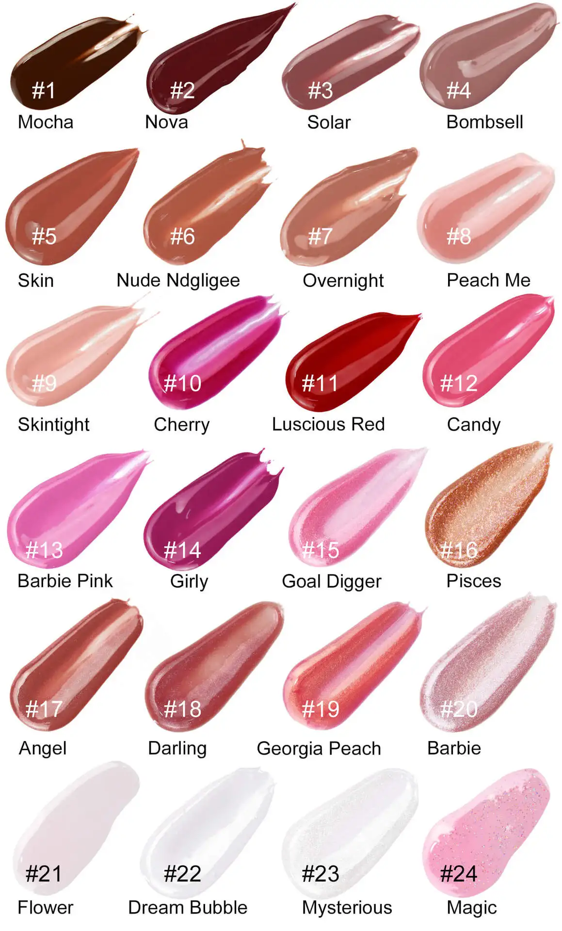 Your Own Brand Clear Lipgloss Wholesale Transfer Proof High Quality