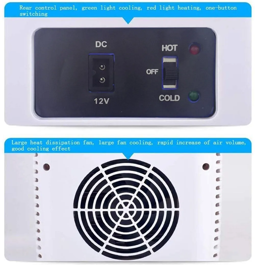 12v Portable Mini Car Fridge 4l Mini Refrigerator Absorption Portable